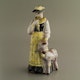 Figurine very rare by Charles Imbert, H24.5cm, damaged with several repairs, around 1936