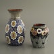 Vases from Steffisburg (Loder-Schweizer workshop) 1910-1920 H16cm & 10cm - D10cm & 8cm