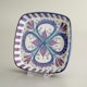 Dish in porcelain by Royal Copenhagen Fajance, decoration designed by Marianne Johnson 17x17x3.5cm 1960's