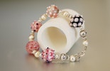 "Sweet-Toffy" Armband mit 5 Muranoglasperlen & 
8 Perlen, Zwischenteile & Verschluss in Silber925 lebt jetzt bei Frau Roos/AG "Sweet-Toffy" Armband mit 5 Muranoglasperlen & 
8 Perlen, Zwischenteile & Verschluss in Silber925 lebt jetzt bei Frau Roos/AG