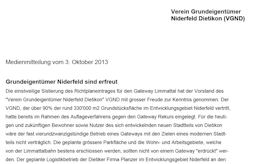 Medienmitteilung 03.10.2013