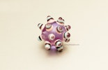 "Freaky-Lila" Glasperle aus Muranoglas  "Freaky-Lila" Glasperle aus Muranoglas