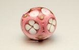 "Rose-Candy" Glasperle in Rosa  "Rose-Candy" Glasperle in Rosa