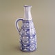 Pitcher in rarer blue color, by Robert Picault, signed "RP" H23cm D9cm 1950's