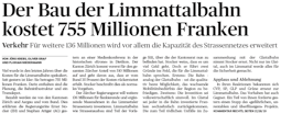 LImmattaler Zeitung, 20.08.14