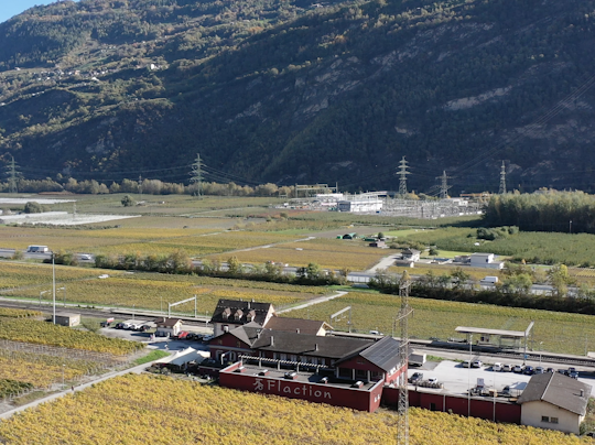 La gare à deux pas