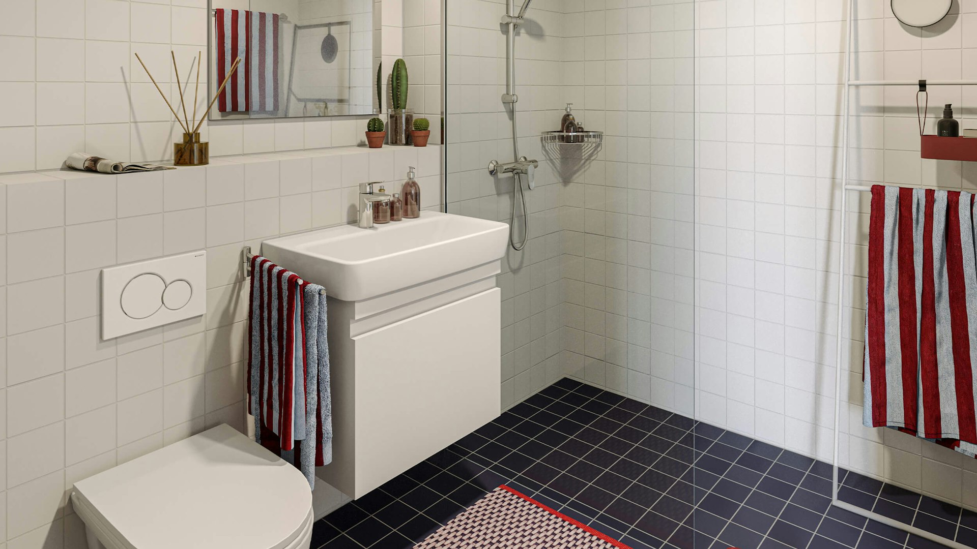 1-room studio – bathroom