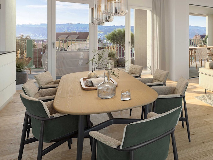 Essen mit schöner Aussicht Essen mit schöner Aussicht