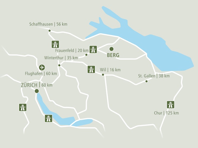 Berg ist ideal gelegen. Berg ist ideal gelegen.