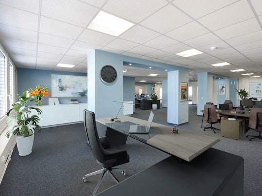 Visualisierung Büro einfach