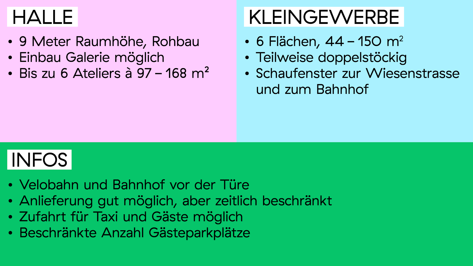 Diese Gewerbeangebote gibts im Lymhof. Diese Gewerbeangebote gibts im Lymhof.