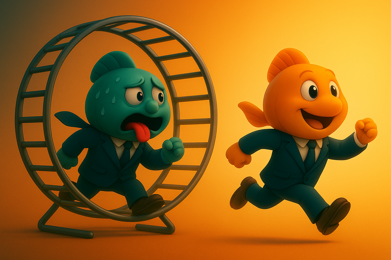 aus dem hamsterrad - rein ins leben?!