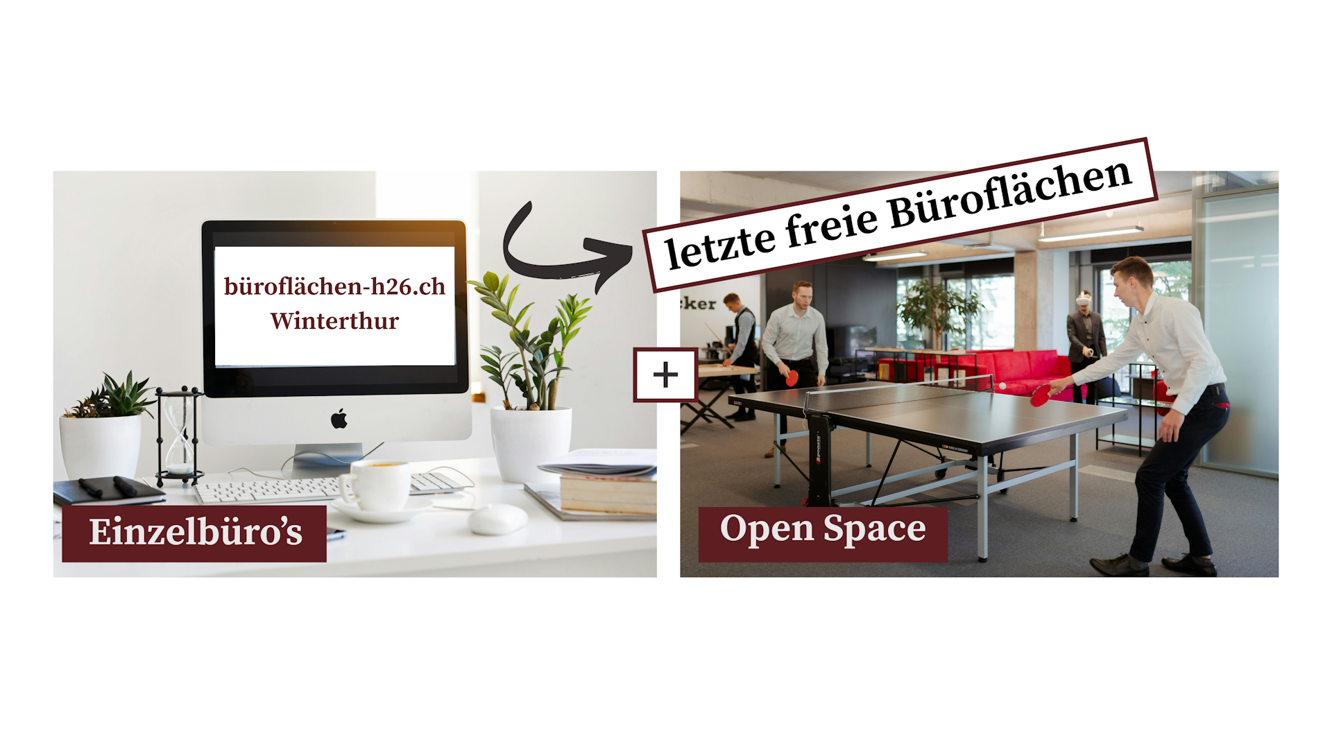 Einzelbüro + open space 2025