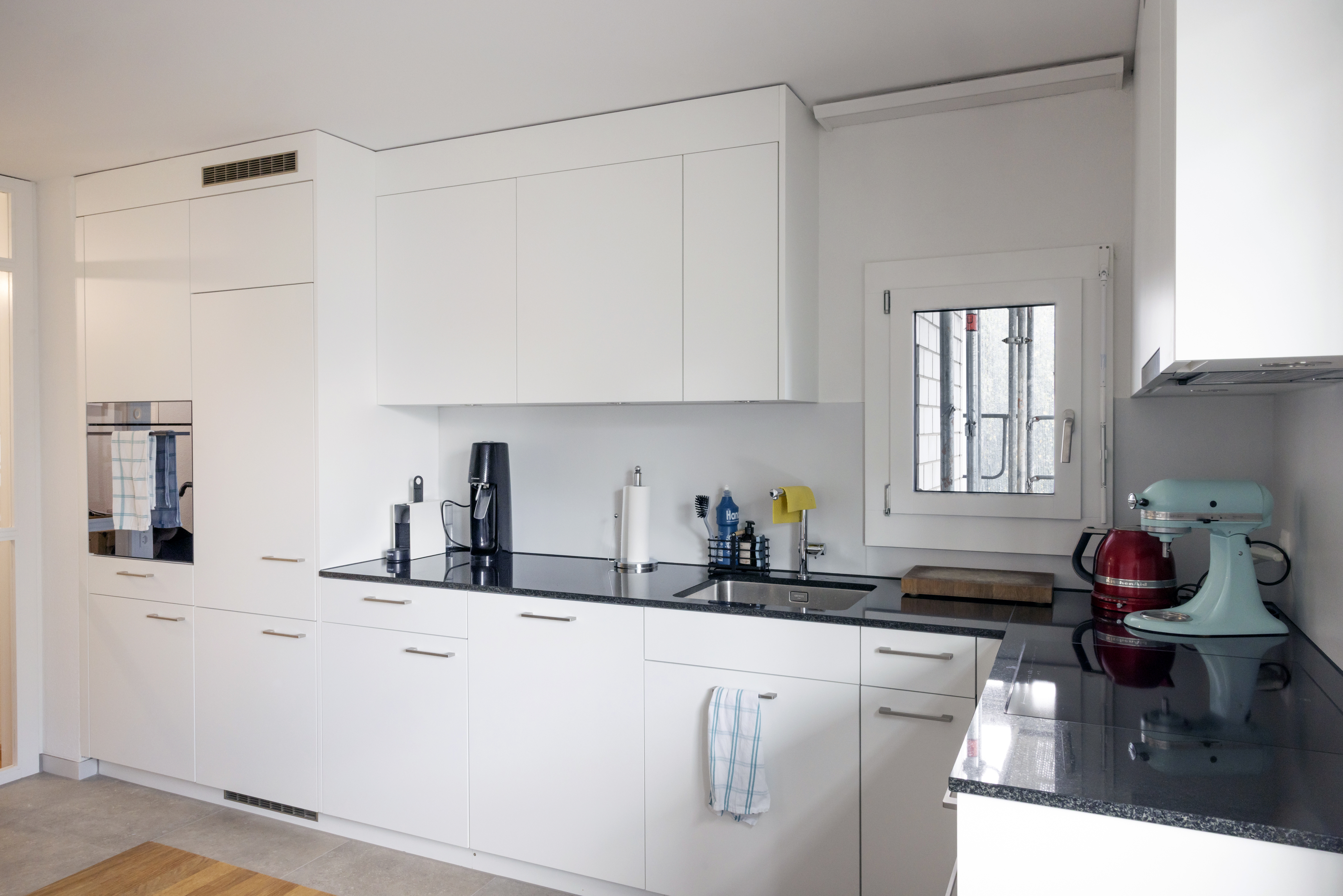 Nach sechs Wochen ist die Baustelle aus der Wohnung verschwunden.  Nach sechs Wochen ist die Baustelle aus der Wohnung verschwunden.