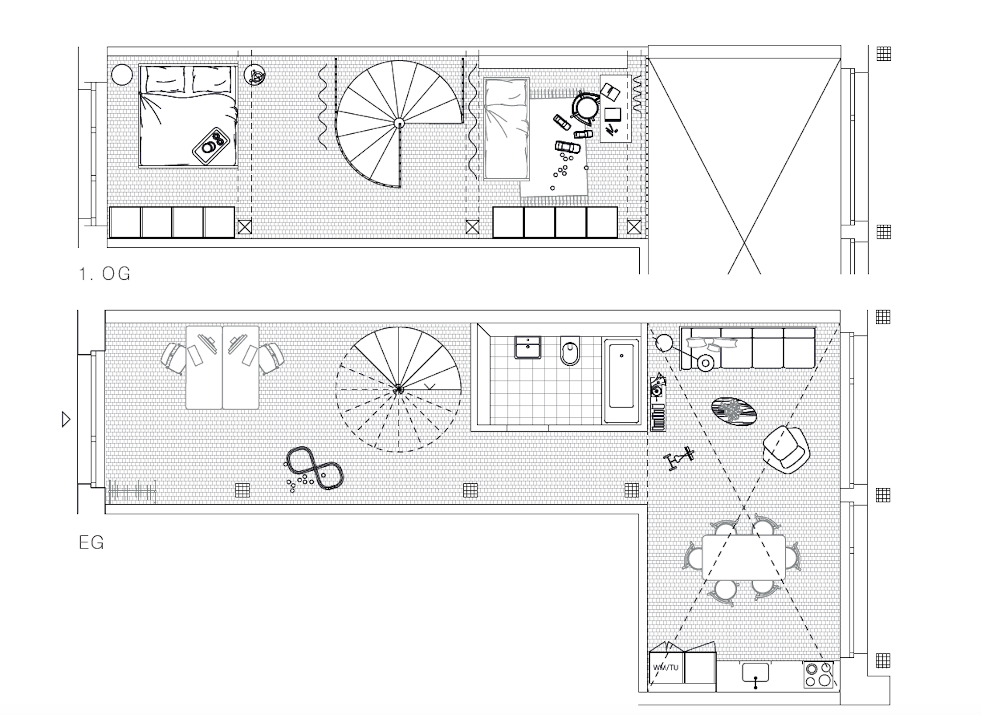 3.5-Zimmer-Wohnatelier. Änderungen der Pläne bleiben bis zur Bauvollendung vorbehalten. 3.5-Zimmer-Wohnatelier. Änderungen der Pläne bleiben bis zur Bauvollendung vorbehalten.