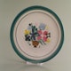 Plate by Menelika D23.5cm, monogrammed HG