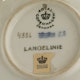 Mark 1965 (bar unter the "E" of Copenhagen) Royal Copenhagen plate