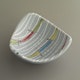 IT035 Bowl marked "Italy" slipcast, handpainted decoration 1950's H6cm D13.5cm